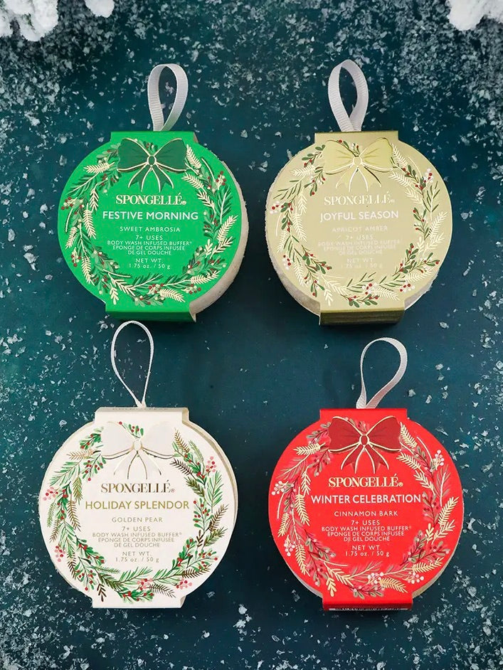 Holiday Wreath Spongelle