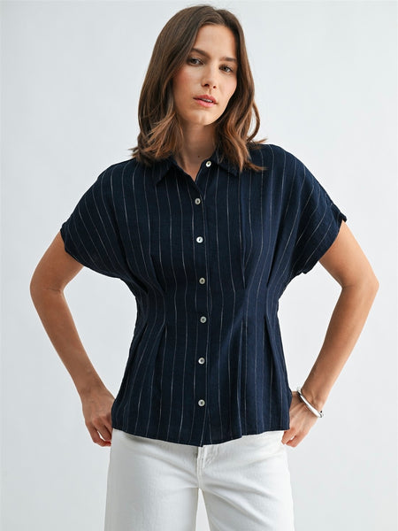 Savvi Button Down Top