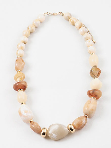 Piece By Piece Bead Necklace