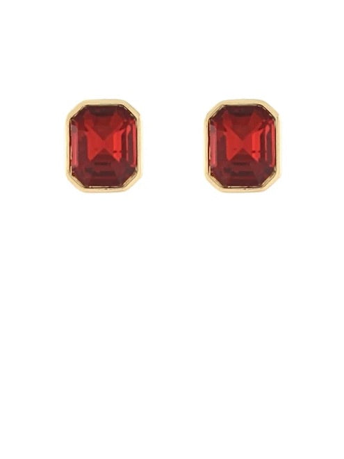 Octagon Stone Studs