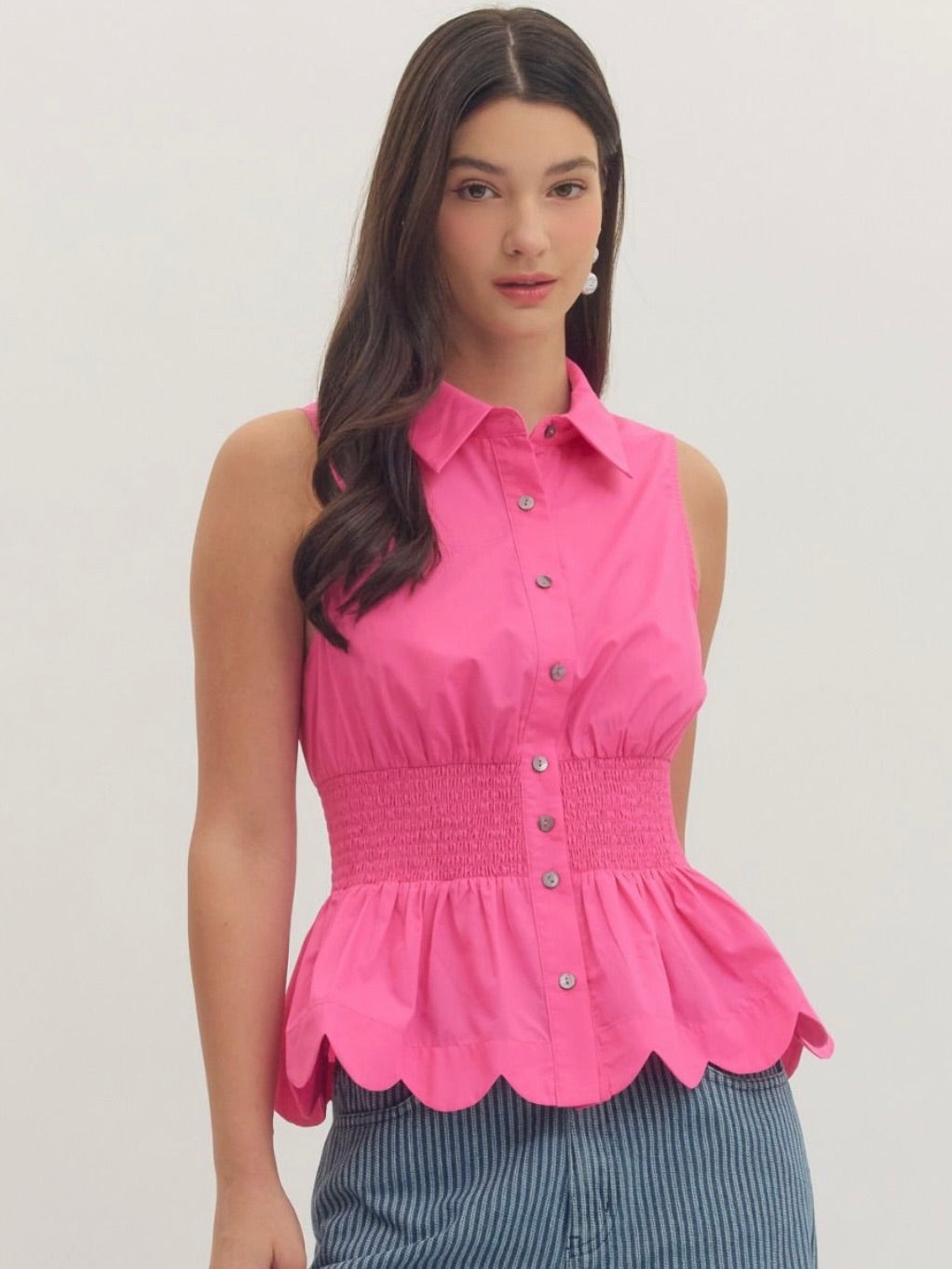 Mandy Peplum Top