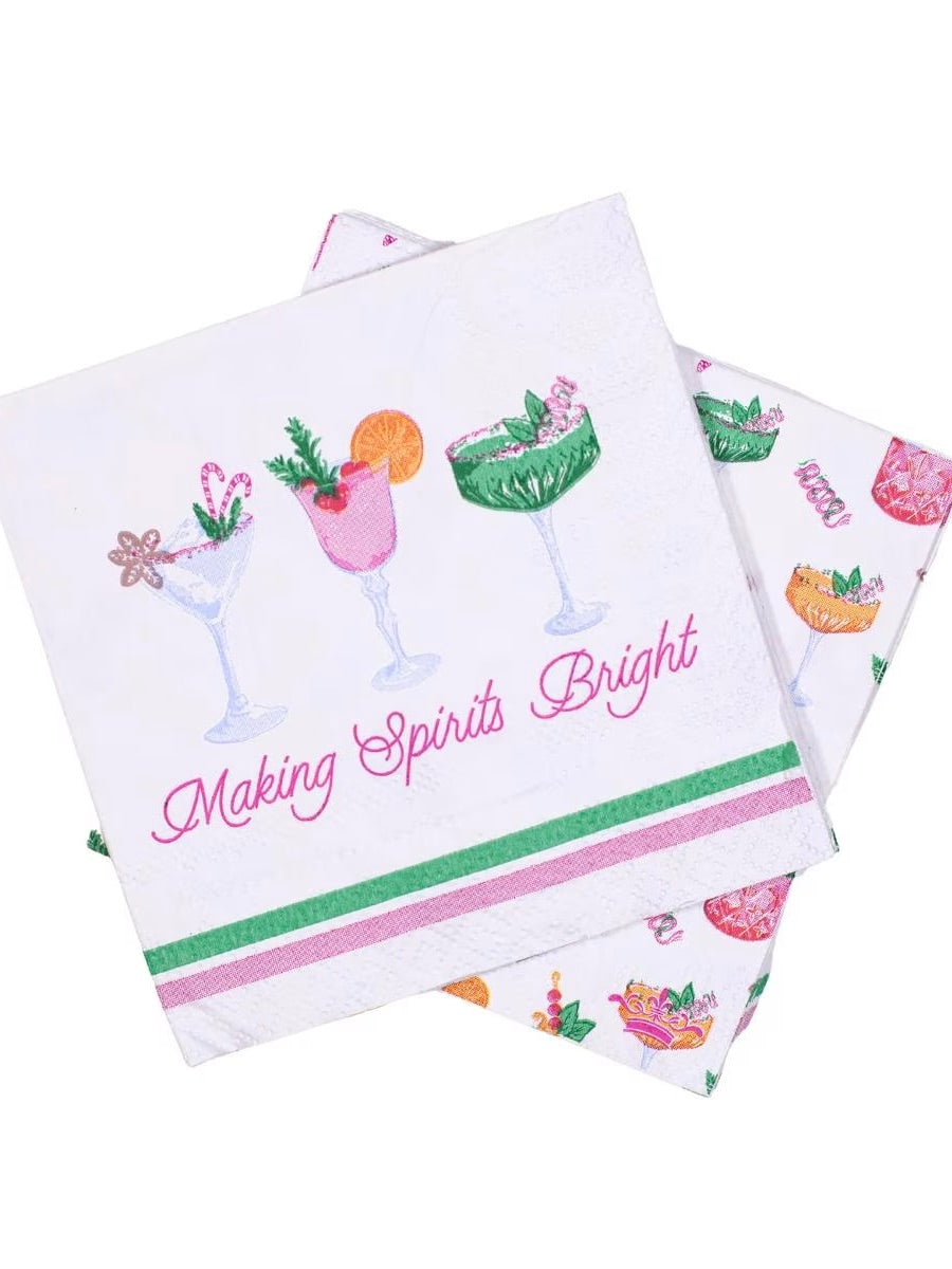 The Royal Standard Holiday Cocktail Napkins