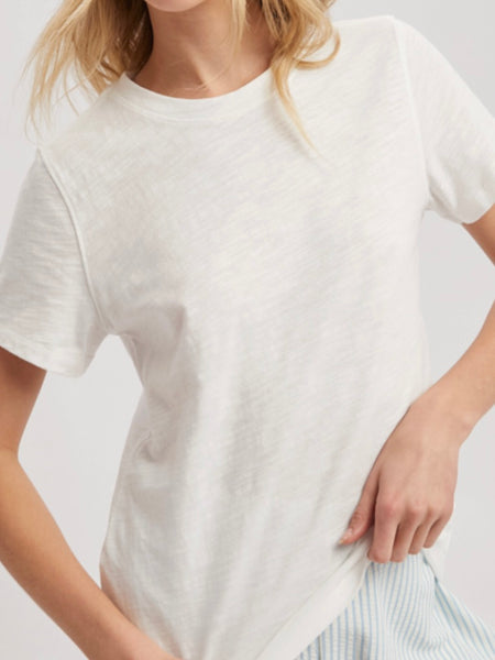 Basic Knit Short Sleeve Tee