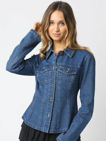 Mareli Fitted Denim Shirt