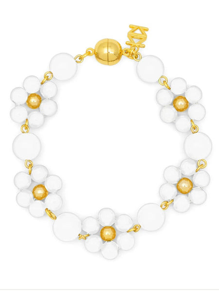 Glassbead Flower Bracelet