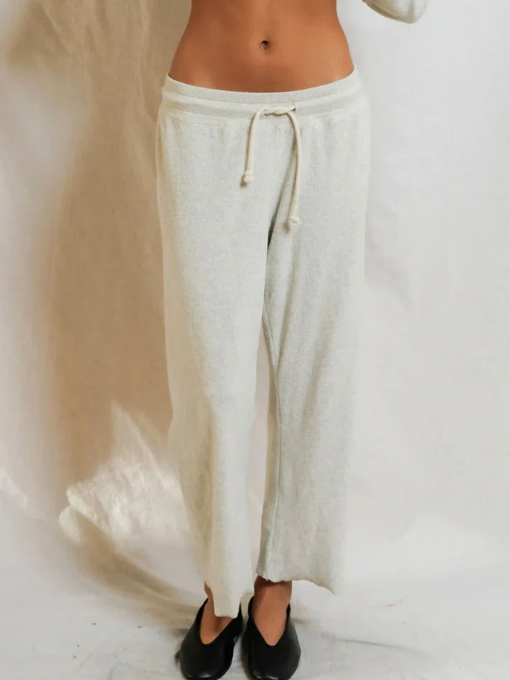 perfectwhitetee Eliana Loop Terry Drawstring Pant
