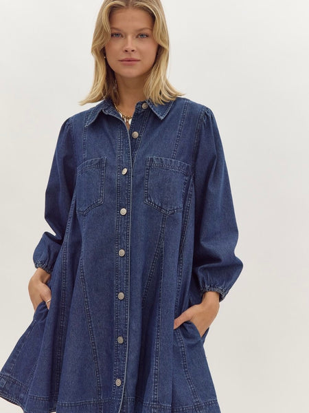 Denim Swing Dress