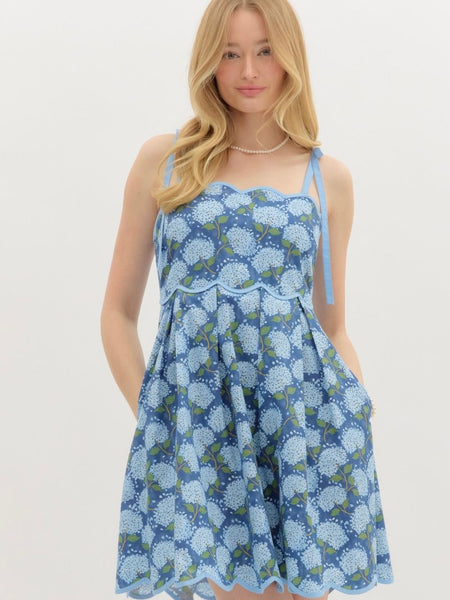Hydrangea Bouquet Dress