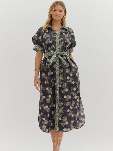 Cannes Midi Shirt Dress