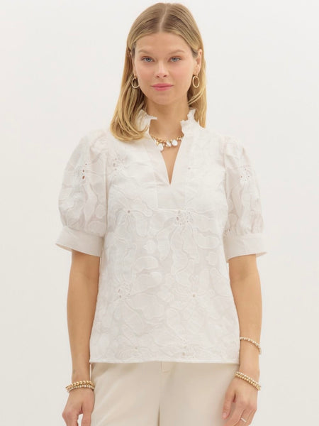 Carol Flower Top