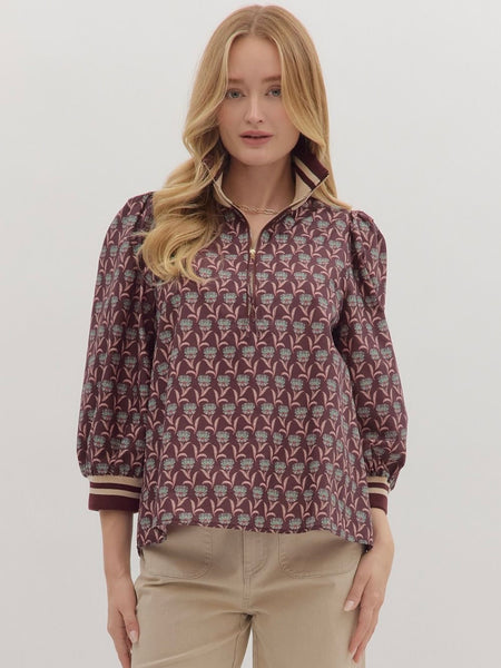 トップス Theredthread S print tops charm トップス theredthread S print tops charm THEREDTHREAD / ザ