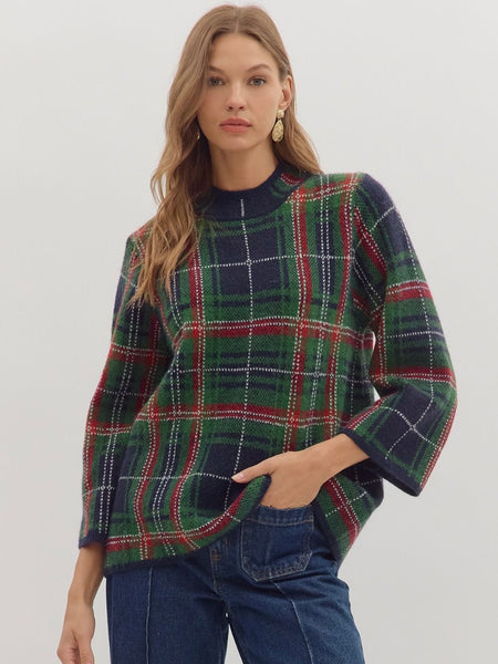 Plaid Fever Sweater