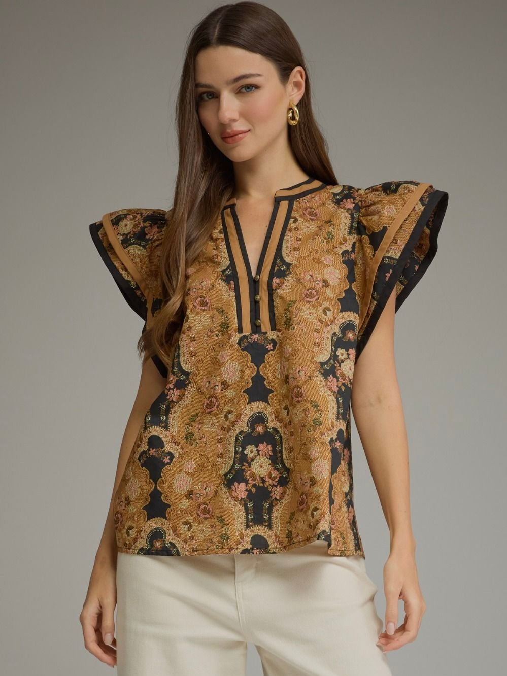 Olivia Pattern Top