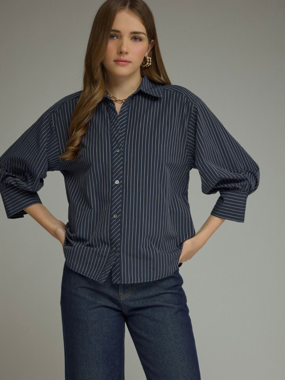 Gracie Button Down Top
