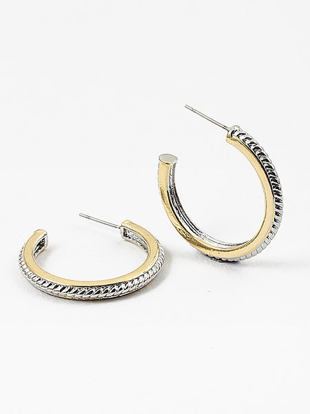 Braided Hoop Earring