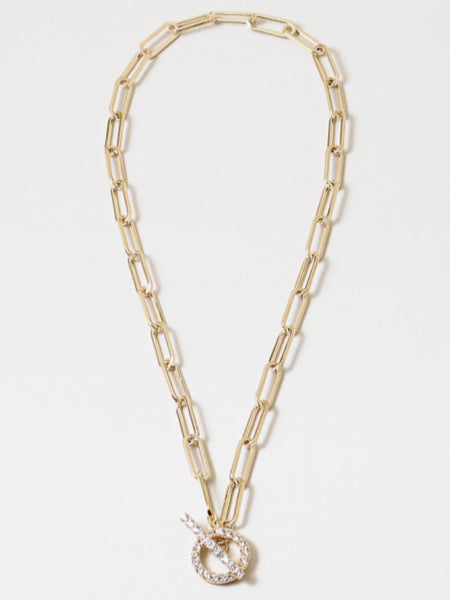 Paperclip Toggle Necklace