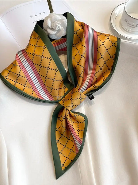 Florence Print Silk Scarf