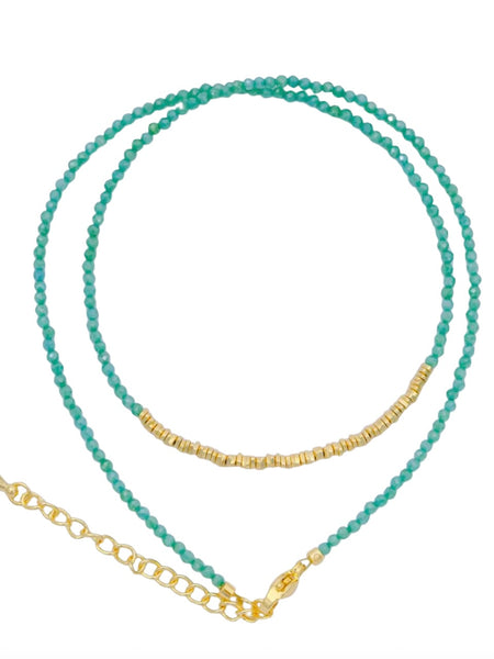 Tila Gemstone Bead Necklace