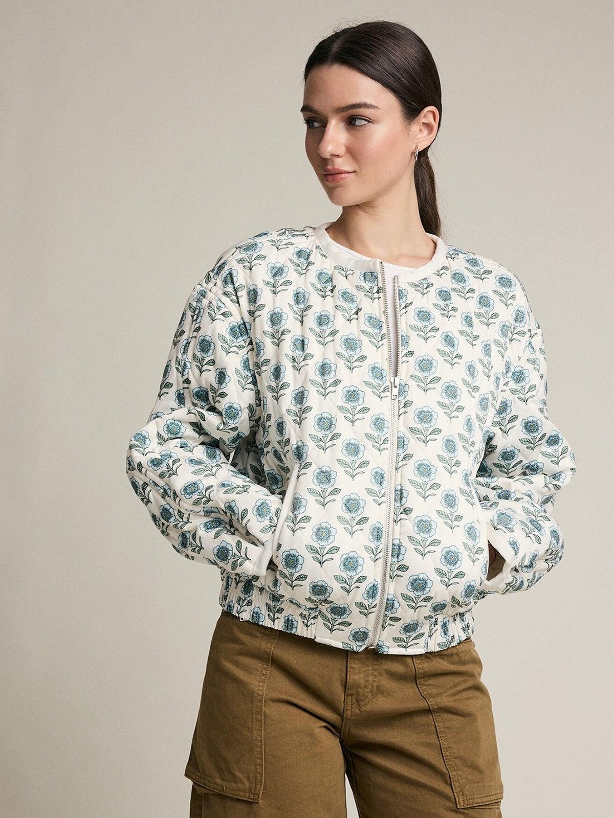 Block Print Quilted Jacket