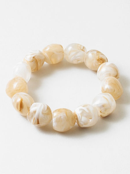 Sandstone Bead Bracelet