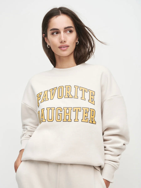 {Favorite Daughter} Collegiate Sweatshirt