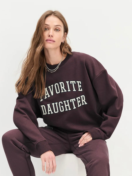 {Favorite Daughter} Collegiate Sweatshirt