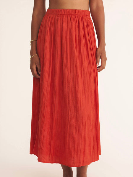 {Z Supply} Nicoline Crinkle Midi Skirt