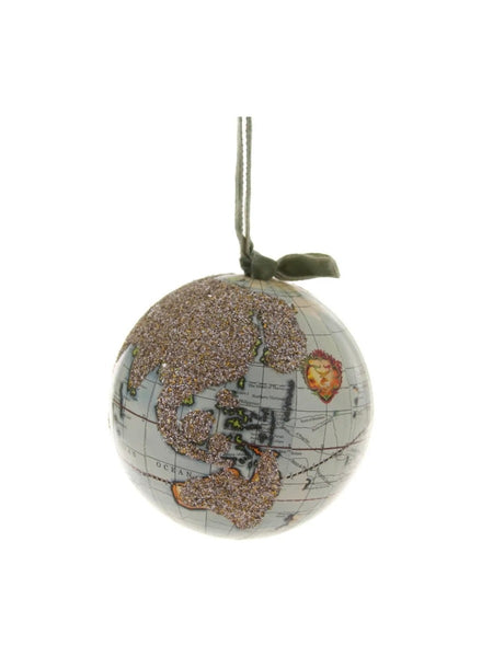 Glittered Globe Ornament