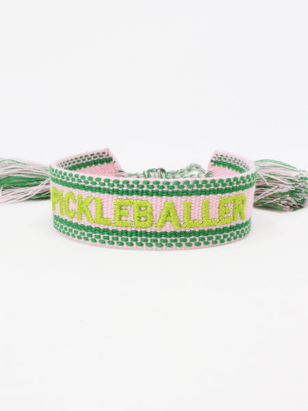 Pickleballer Woven Bracelet