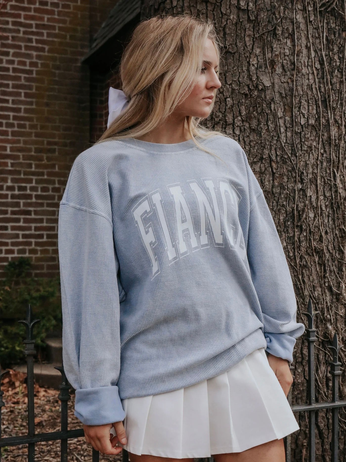 Fiancé Corded Sweatshirt