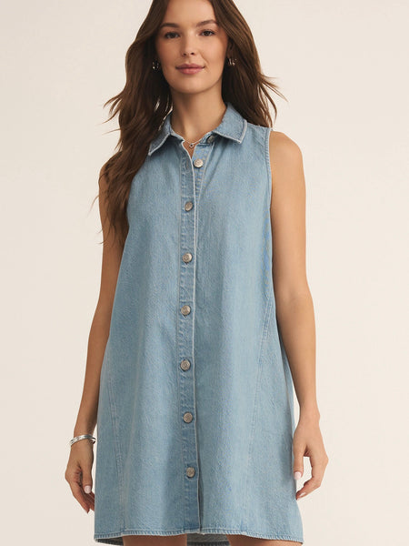 {Z Supply} New Day Twill Mini Dress