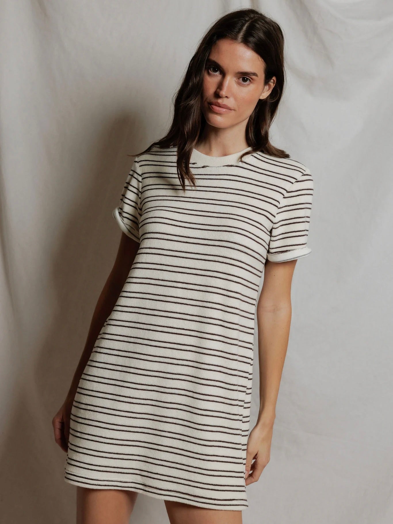 perfectwhitetee Nella Loop Terry Dress