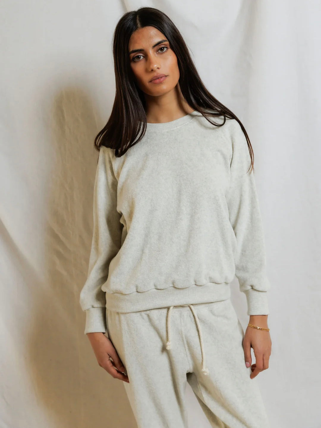 {perfectwhitetee} Saylor Loop Terry Sweatshirt