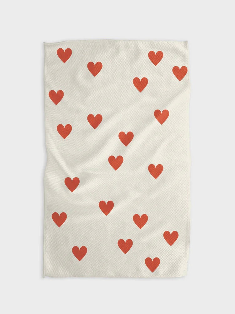 Geometry : Simple Love Tea Towel