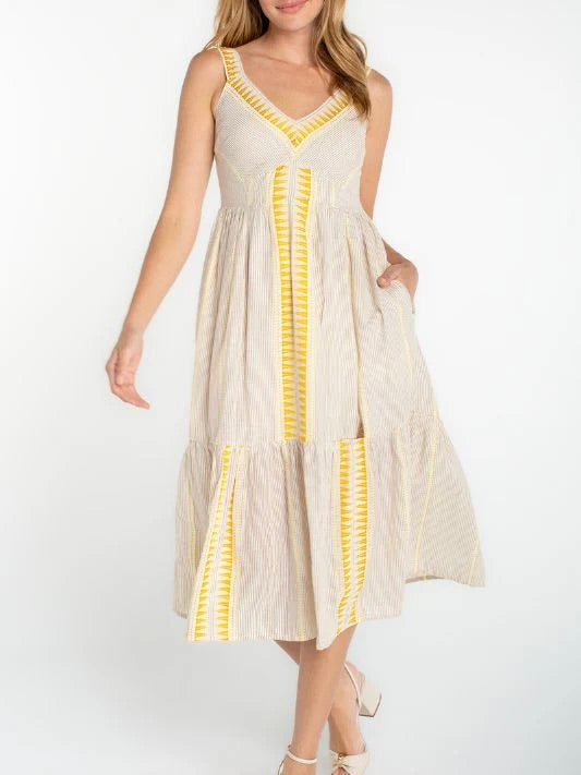 Liverpool Sleeveless Midi Dress