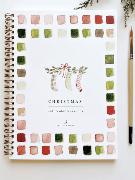 Emily Lex Studio Holiday Watercolor Workbook