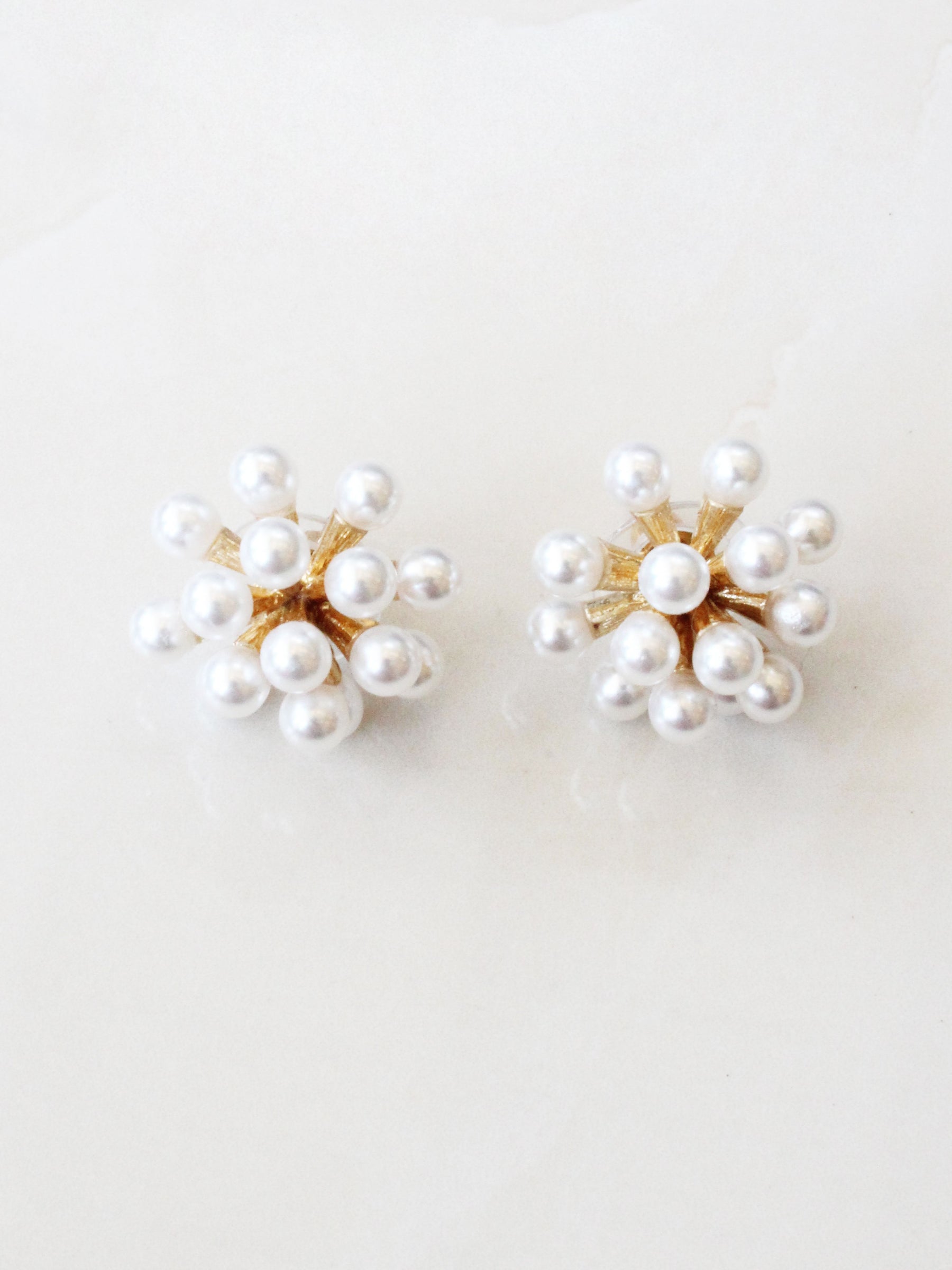 Sputnik Pearl Studs