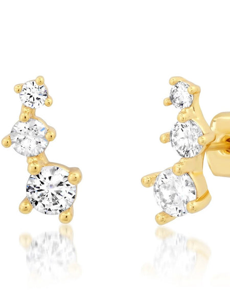 Graduated Climber Earrings