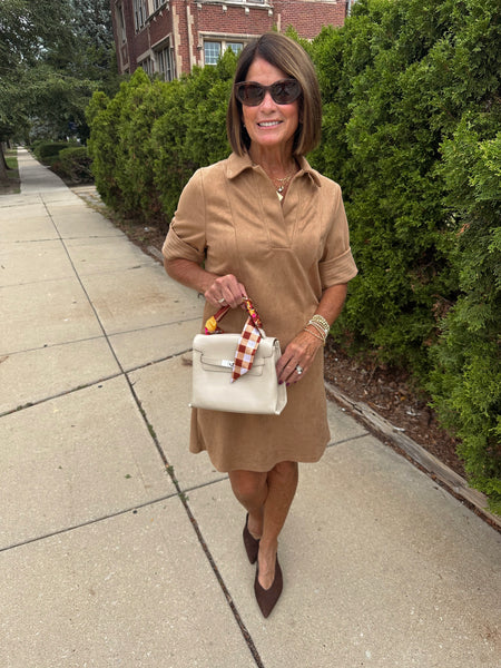 River North Suede Dress