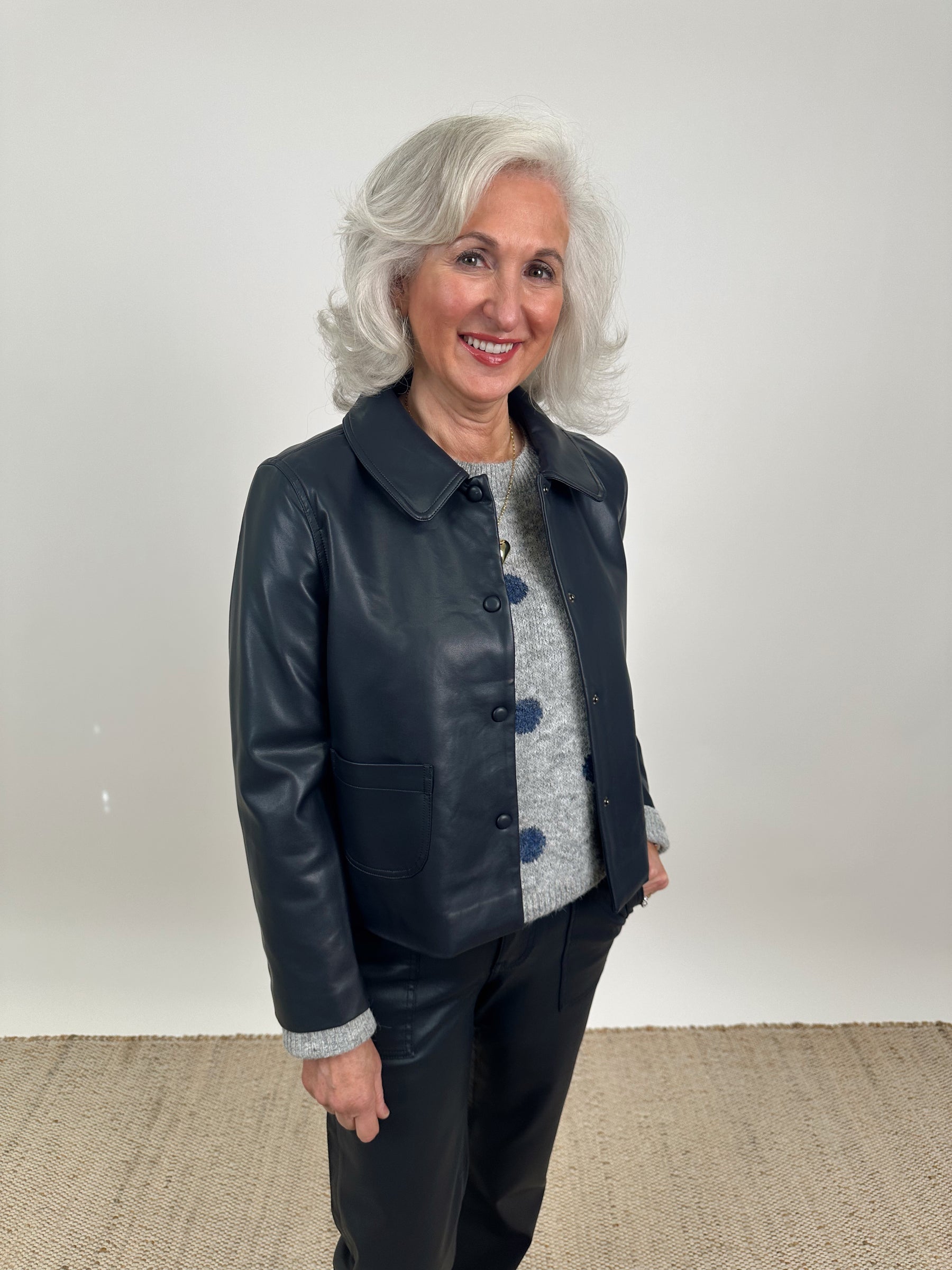 J Society Vegan Leather Jacket
