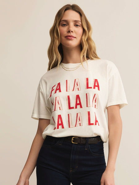 {Z Supply} Falalala Boyfriend Tee