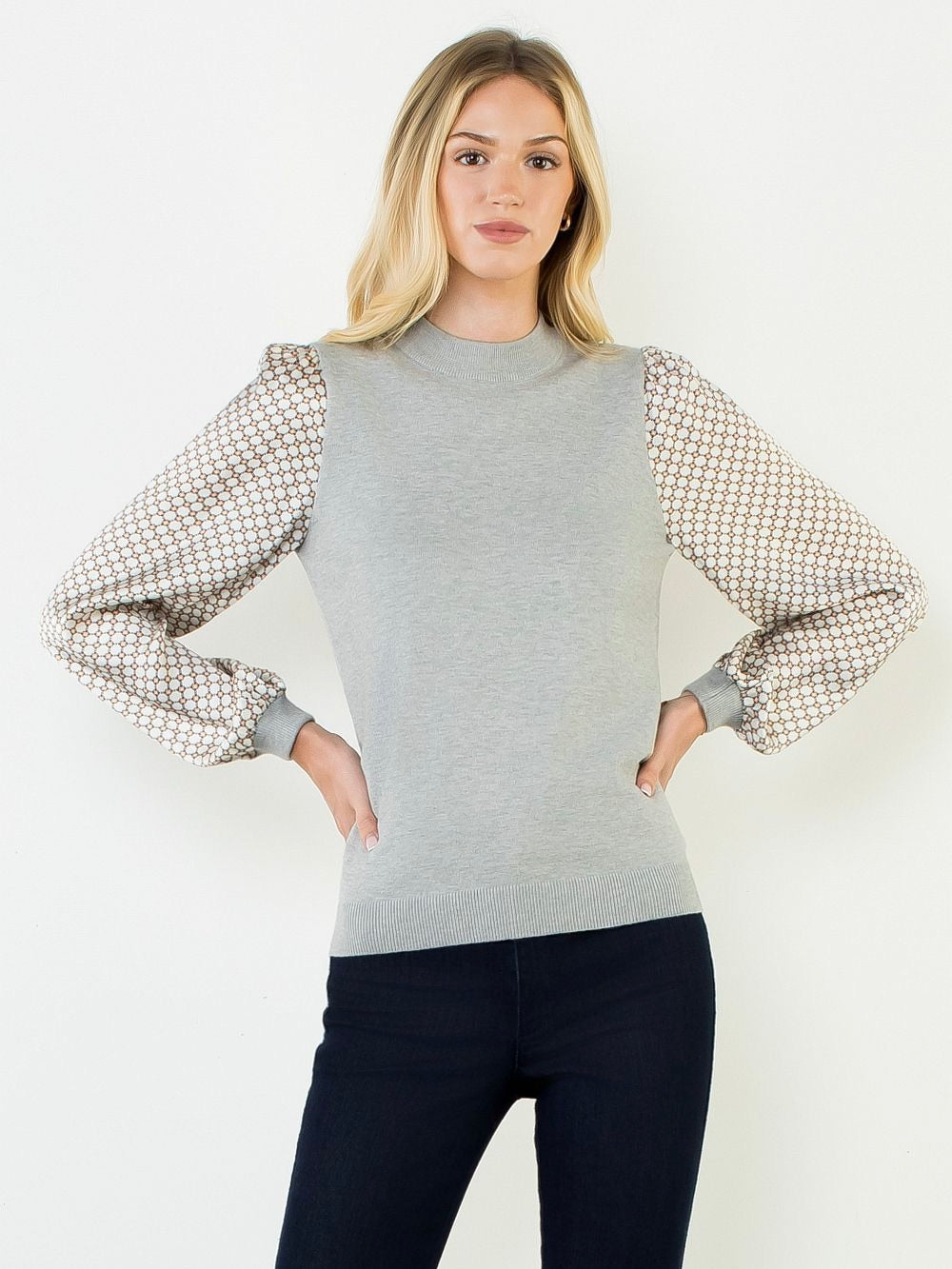 Uptown Silky Flowy Sleeve Top