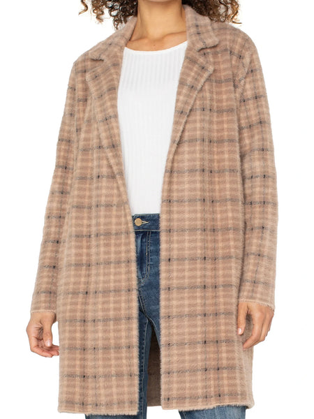 {Liverpool} Long Sleeve Open Sweater Coat