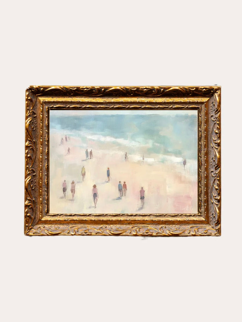 Antique Beach Walk 12 x 16