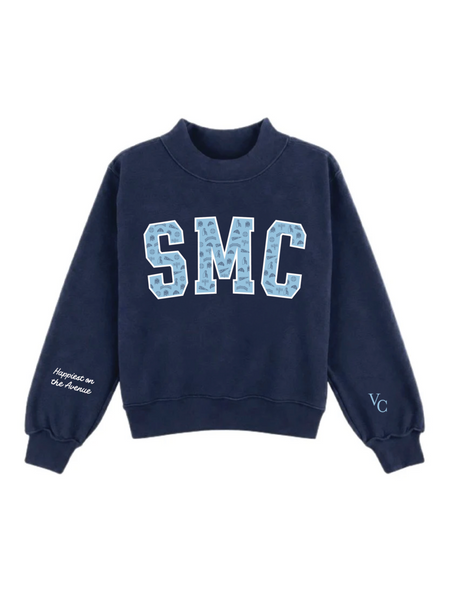 PRE ORDER : Varsity SMC Toile Puff Print Mockneck Sweatshirt