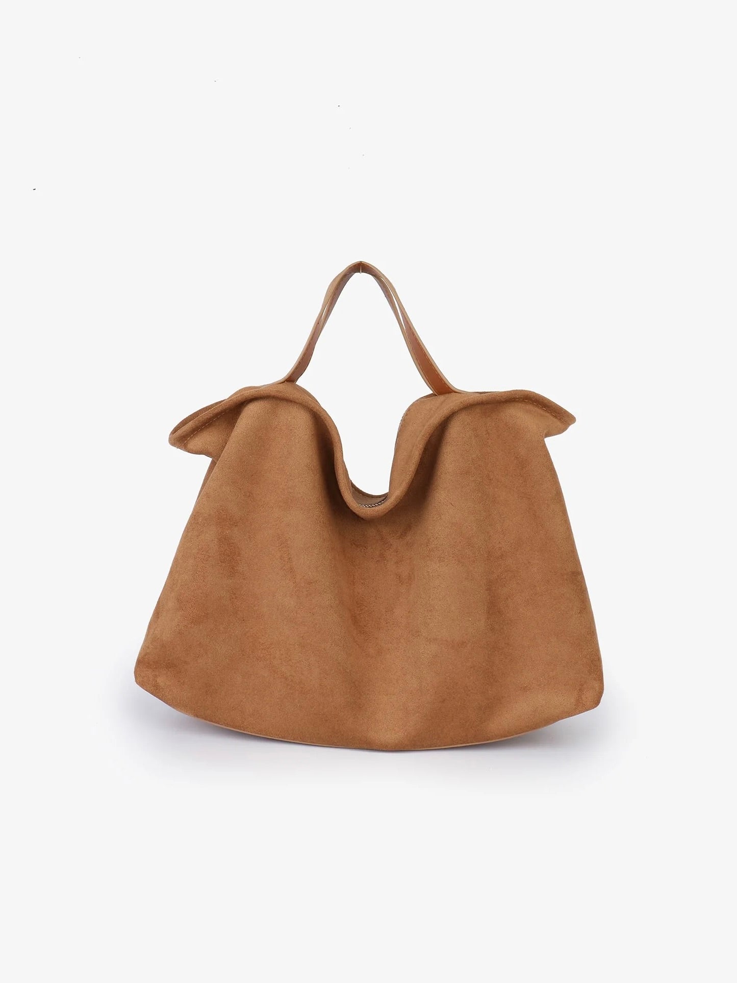 Witt Satchel Faux Suede Bag