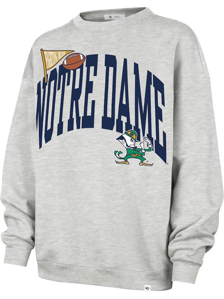 Notre Dame Fighting Irish Arched Icon Oversized Crewneck Sweatshirt