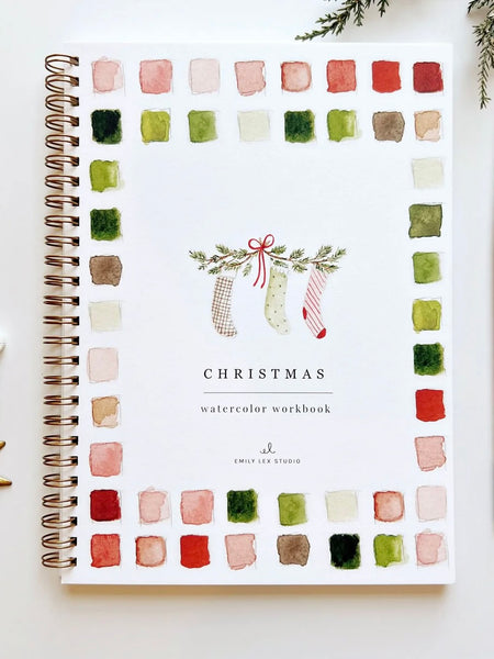 Emily Lex Studio Holiday Watercolor Workbook