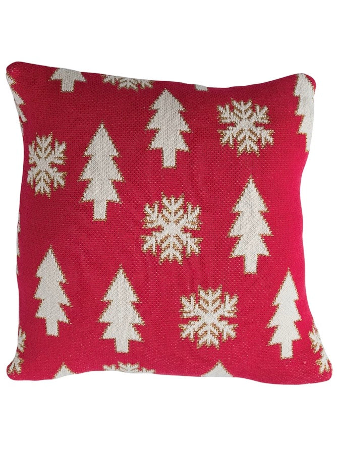 Metallic Thread Pillow