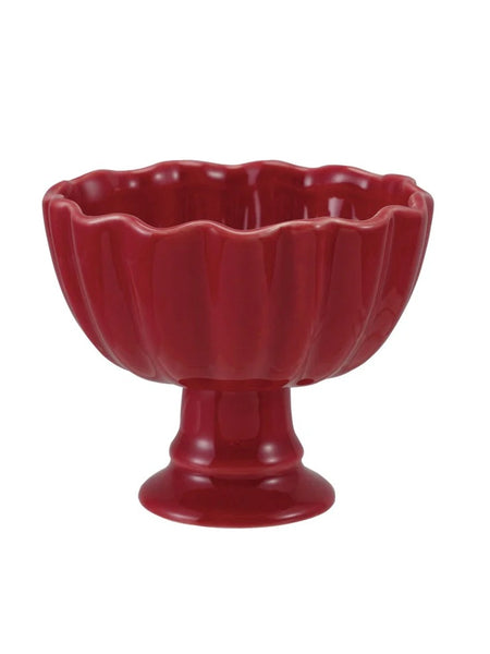 Footed Scallop Bowl